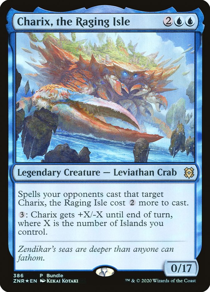 Charix, the Raging Isle (386) [Zendikar Rising Promos] | Silver Goblin