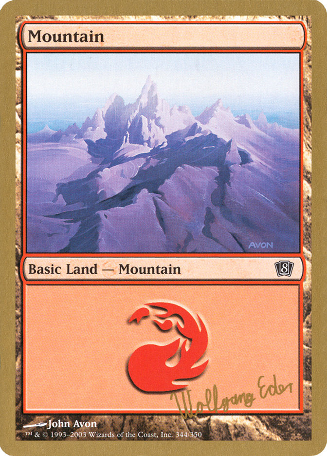 Mountain (Wolfgang Eder) [World Championship Decks 2003] | Silver Goblin