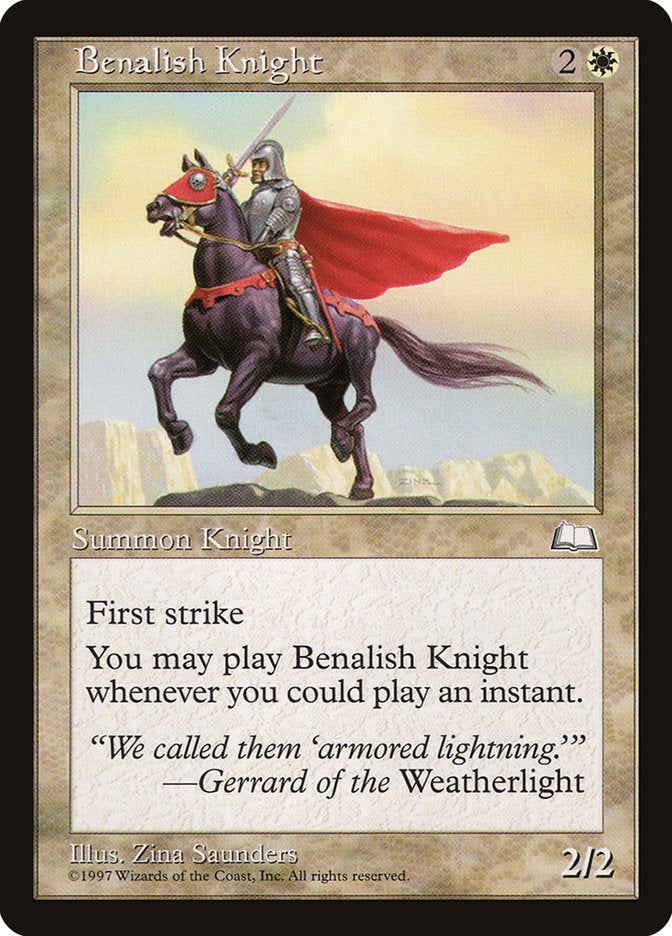 Benalish Knight [Weatherlight] | Silver Goblin