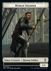 Eldrazi // Human Soldier Double-Sided Token [Streets of New Capenna Commander Tokens] | Silver Goblin