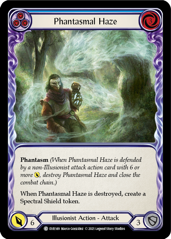 Phantasmal Haze (Blue) [EVR149] (Everfest)  1st Edition Normal | Silver Goblin