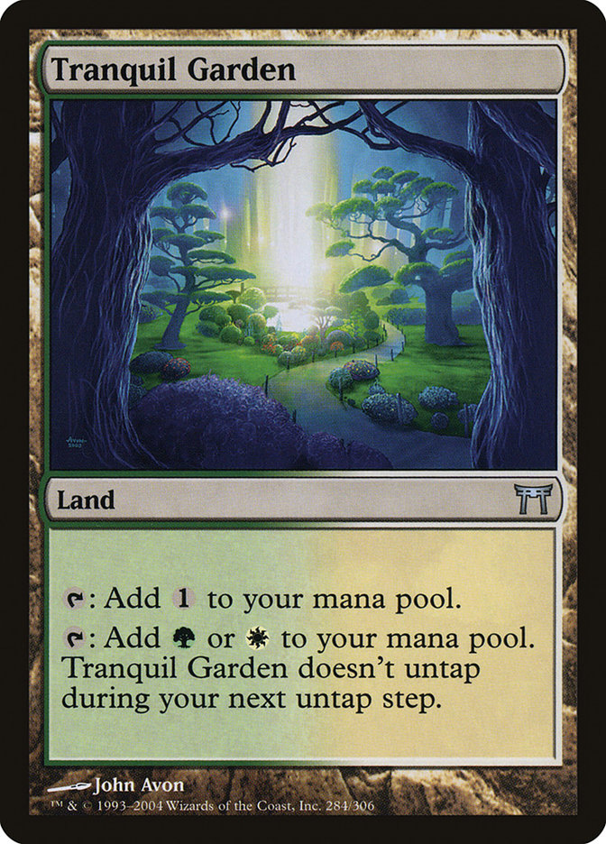 Tranquil Garden [Champions of Kamigawa] | Silver Goblin