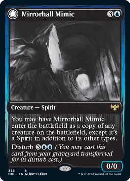 Mirrorhall Mimic // Ghastly Mimicry [Innistrad: Double Feature] | Silver Goblin