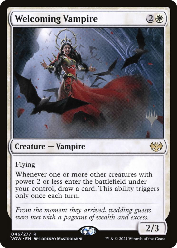 Welcoming Vampire (Promo Pack) [The Brothers' War Promos] | Silver Goblin