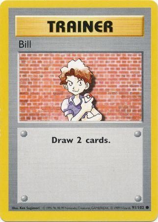 Bill (91/102) [Base Set Shadowless Unlimited] | Silver Goblin