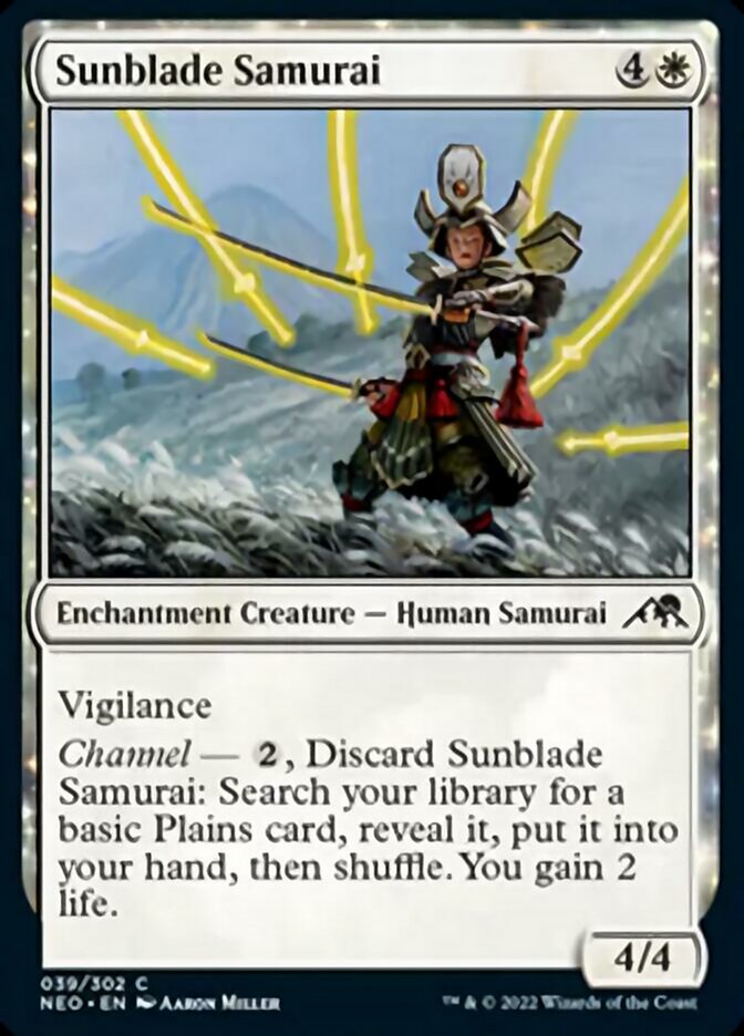 Sunblade Samurai [Kamigawa: Neon Dynasty] | Silver Goblin