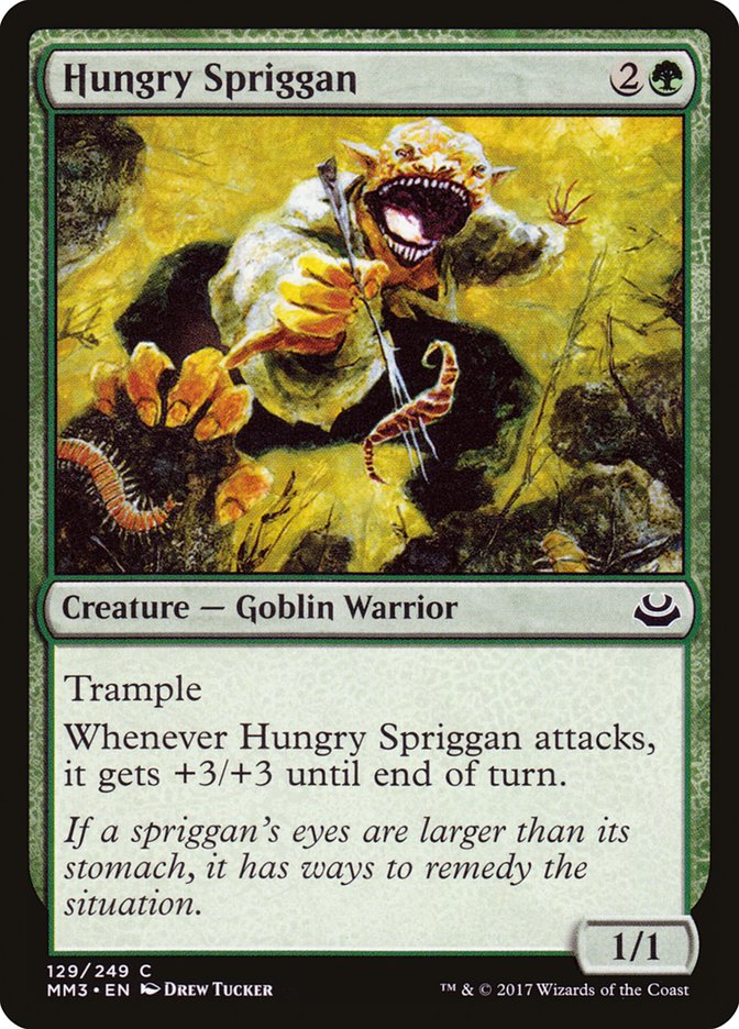 Hungry Spriggan [Modern Masters 2017] | Silver Goblin