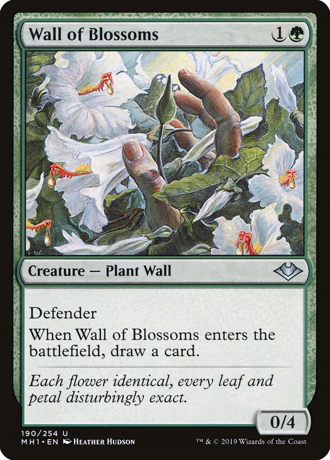 Wall of Blossoms [Modern Horizons] | Silver Goblin