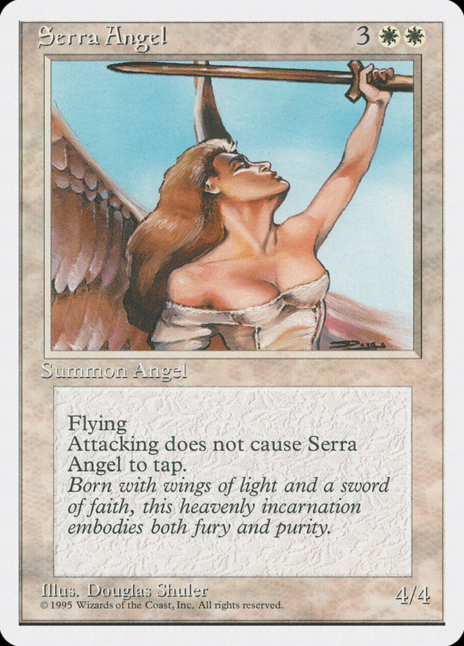 Serra Angel [Fourth Edition] | Silver Goblin