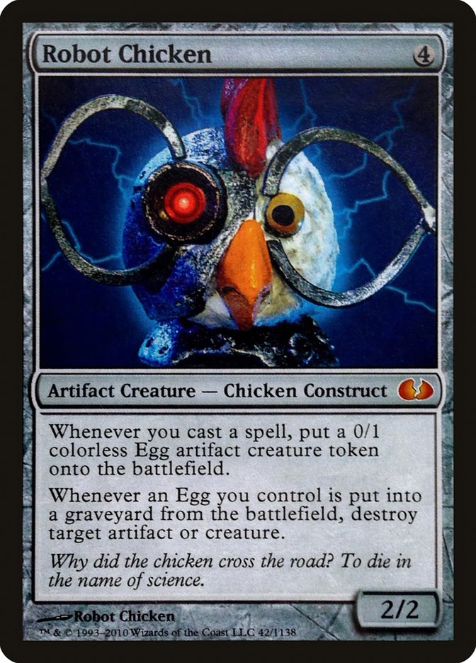 Robot Chicken [Celebration Cards] | Silver Goblin