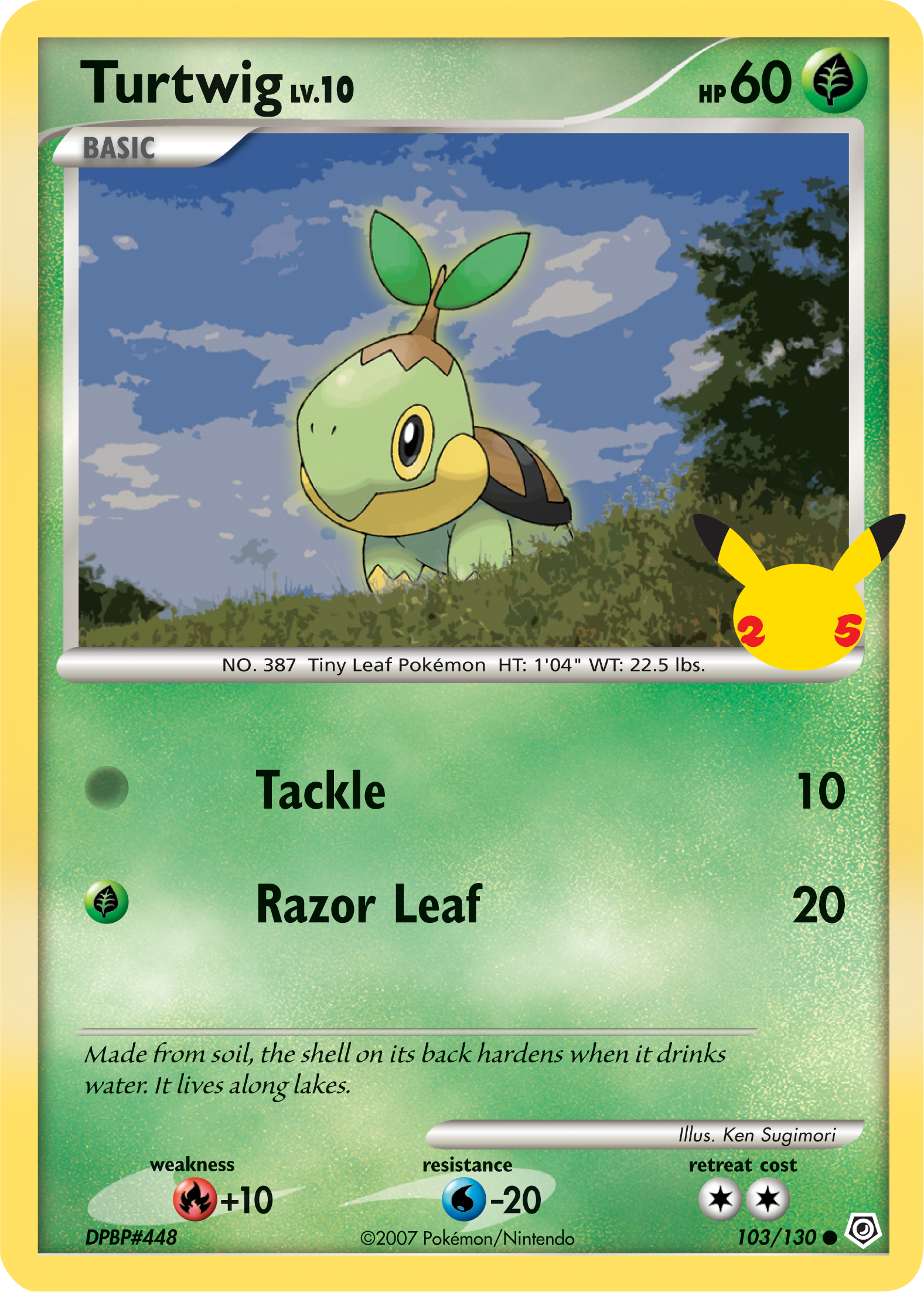 Turtwig (103/130) [First Partner Pack] | Silver Goblin