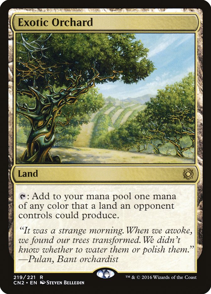 Exotic Orchard [Conspiracy: Take the Crown] | Silver Goblin