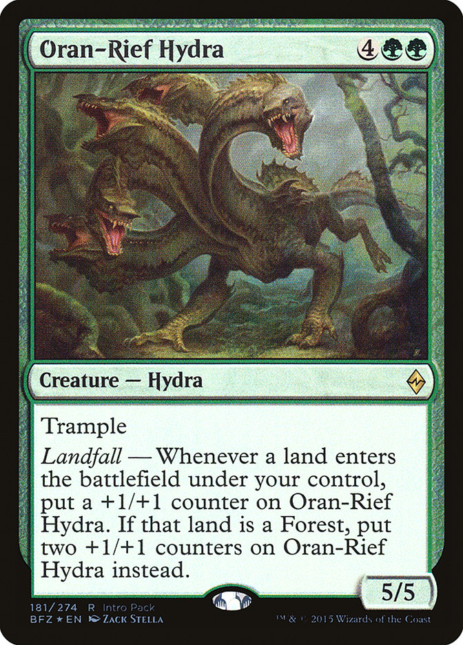 Oran-Rief Hydra (Intro Pack) [Battle for Zendikar Promos] | Silver Goblin