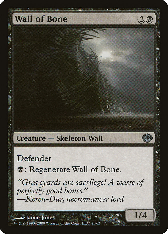 Wall of Bone [Duel Decks: Garruk vs. Liliana] | Silver Goblin