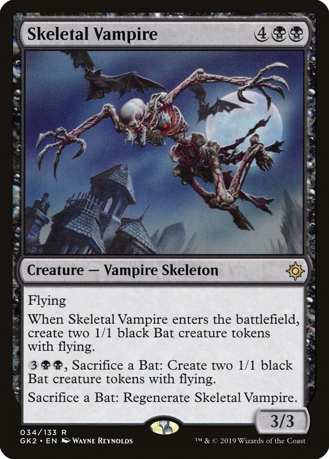 Skeletal Vampire [Ravnica Allegiance Guild Kit] | Silver Goblin