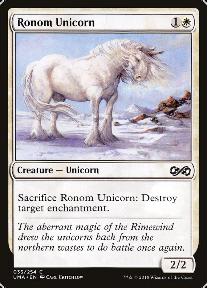 Ronom Unicorn [Ultimate Masters] | Silver Goblin