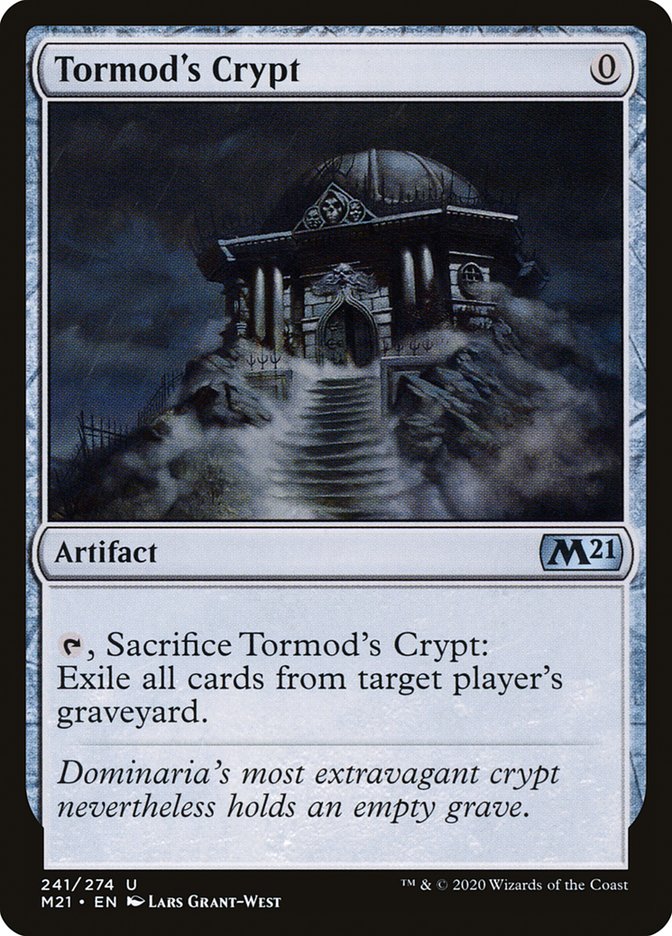 Tormod's Crypt [Core Set 2021] | Silver Goblin