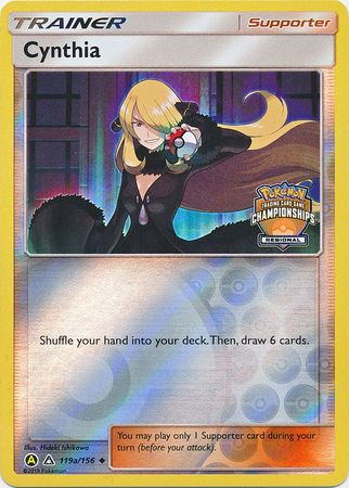 Cynthia (119a/156) (Regional Championship Promo) [Sun & Moon: Ultra Prism] | Silver Goblin