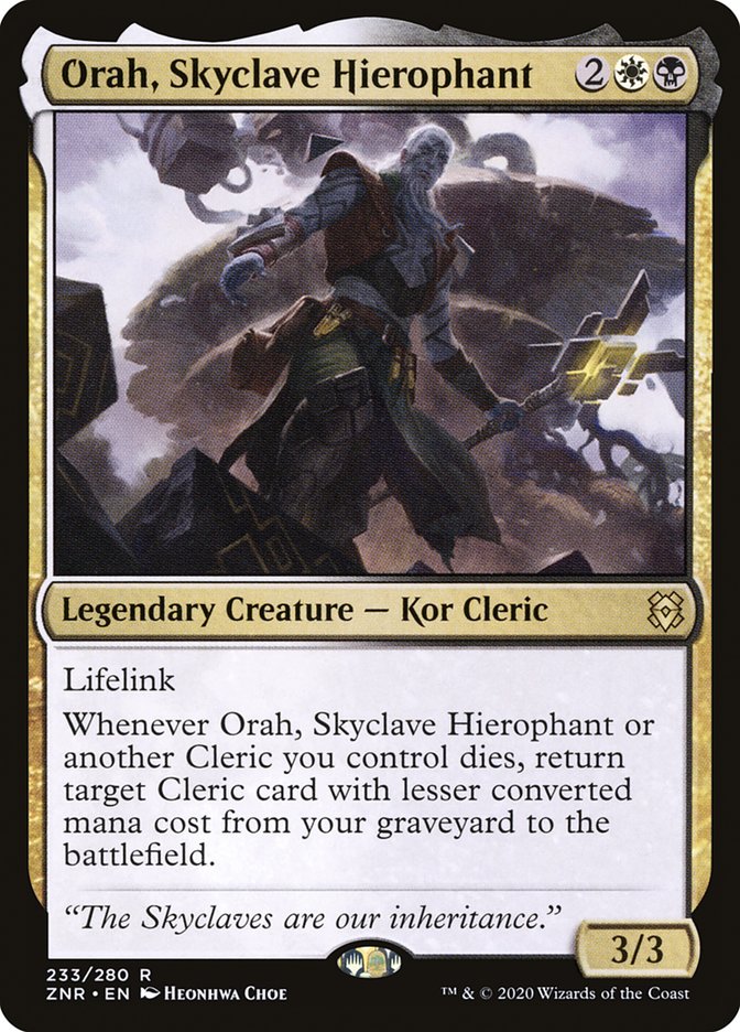 Orah, Skyclave Hierophant [Zendikar Rising] | Silver Goblin