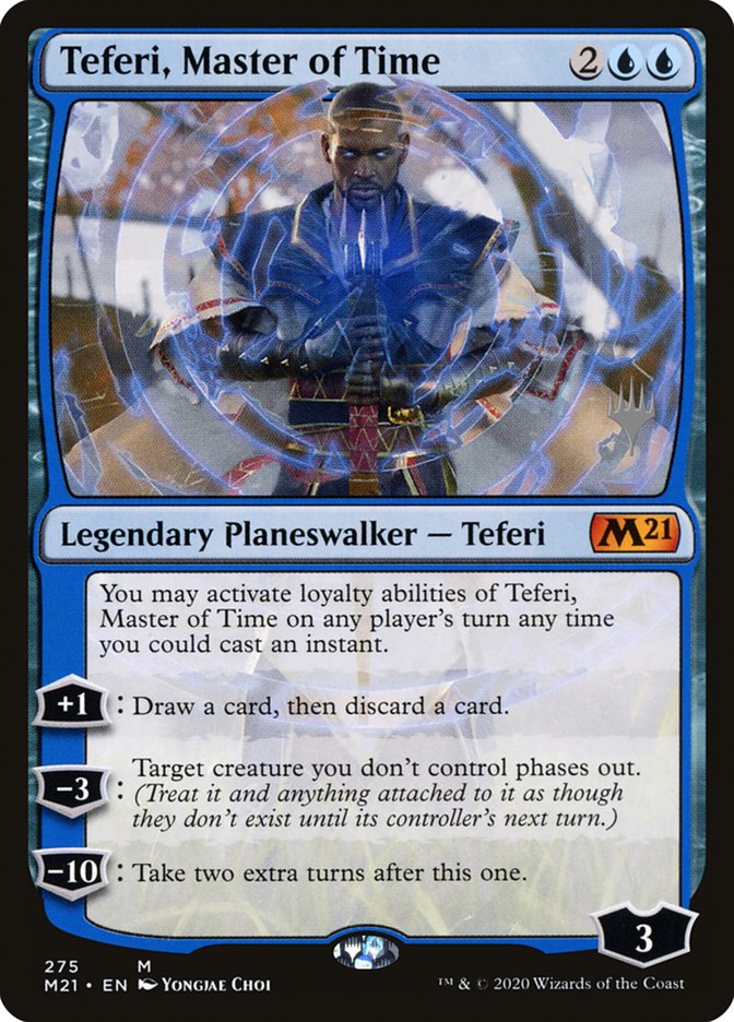 Teferi, Master of Time (Promo Pack) (275) [Core Set 2021 Promos] | Silver Goblin