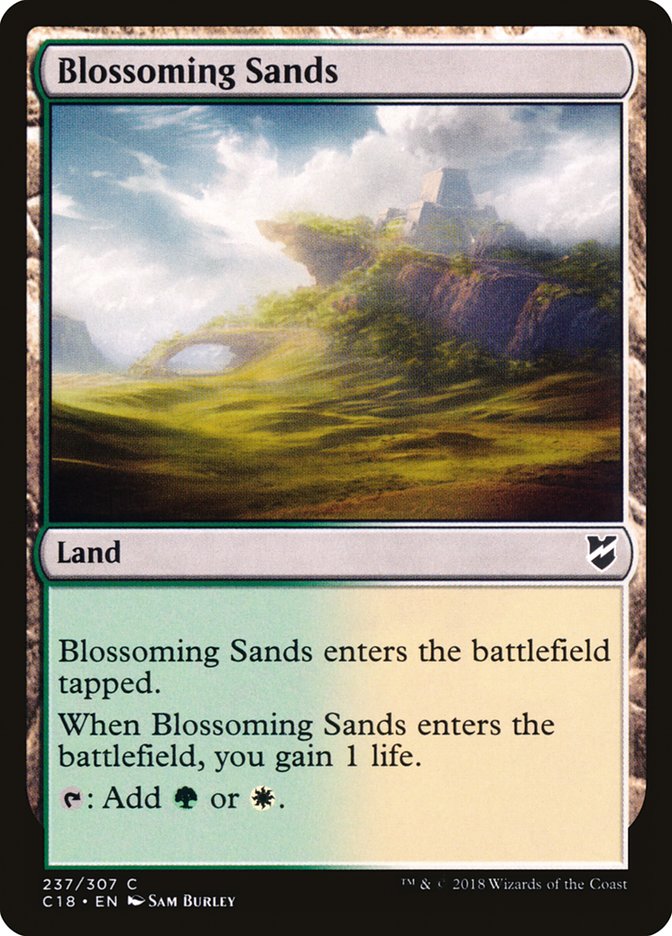 Blossoming Sands [Commander 2018] | Silver Goblin