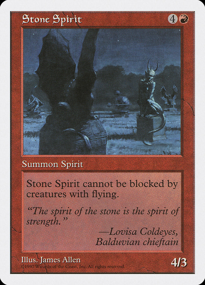 Stone Spirit [Fifth Edition] | Silver Goblin