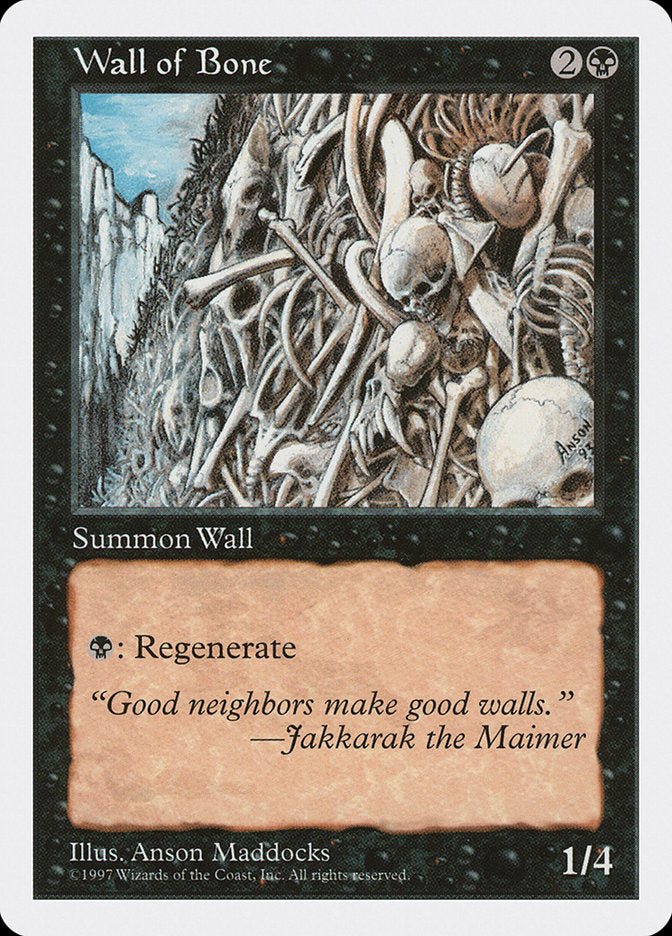 Wall of Bone [Fifth Edition] | Silver Goblin