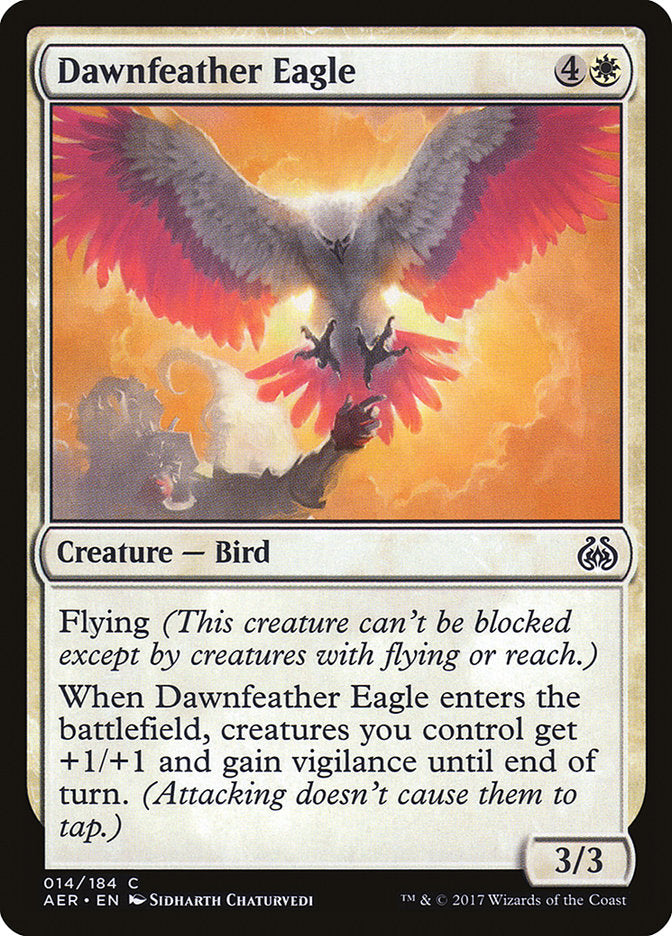 Dawnfeather Eagle (Intro Pack) [Aether Revolt Promos] | Silver Goblin