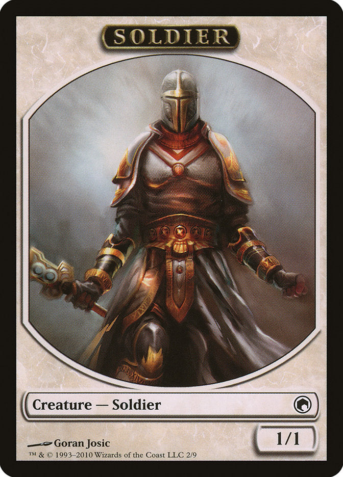 Soldier Token [Scars of Mirrodin Tokens] | Silver Goblin