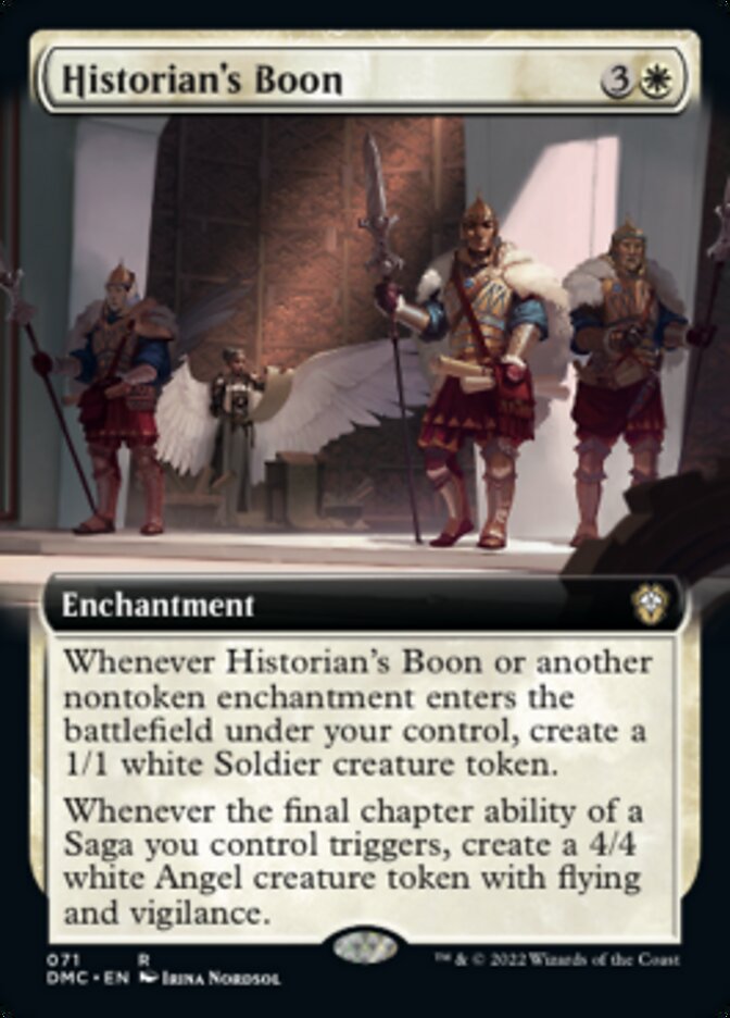 Historian's Boon (Extended Art) [Dominaria United Commander] | Silver Goblin