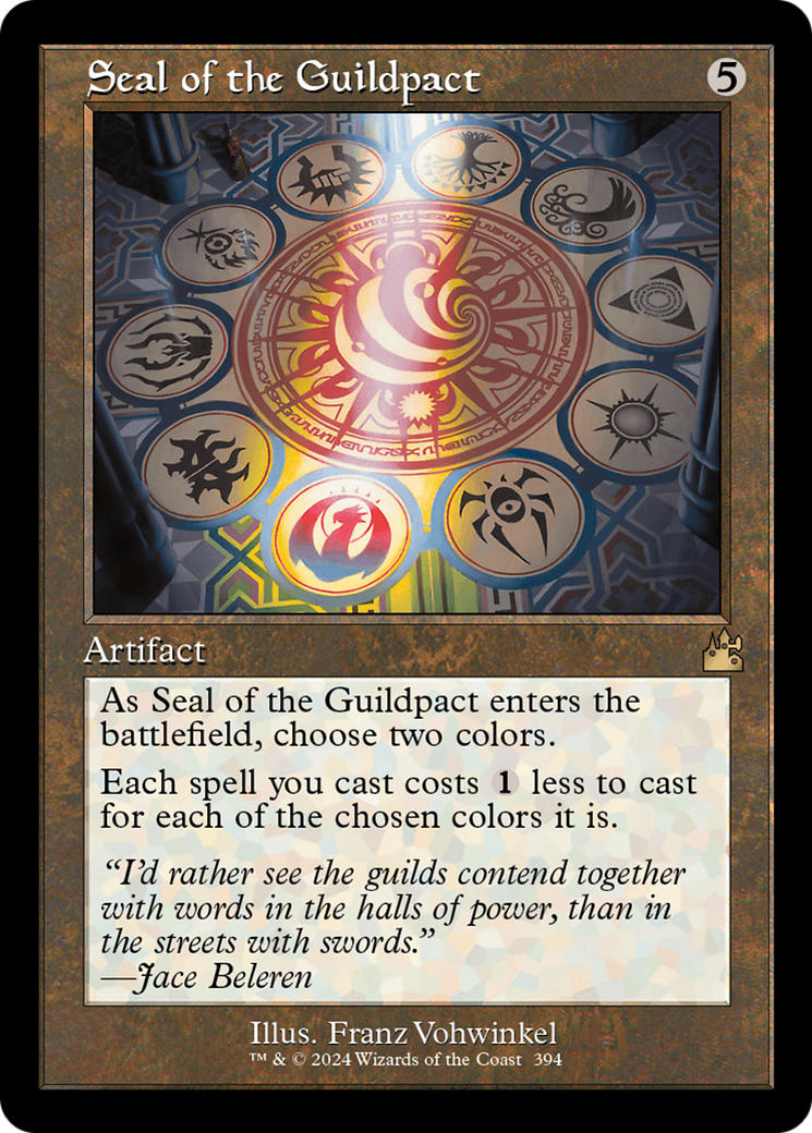 Seal of the Guildpact (Retro Frame) [Ravnica Remastered] | Silver Goblin