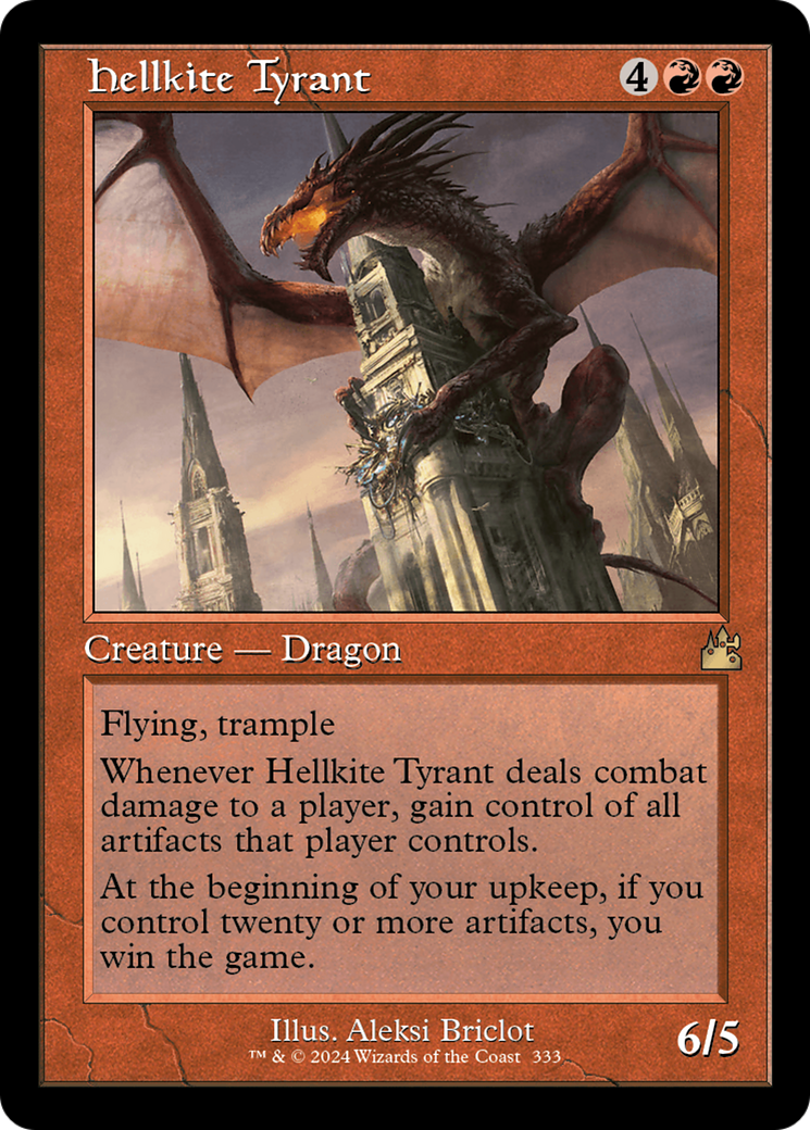 Hellkite Tyrant (Retro Frame) [Ravnica Remastered] | Silver Goblin