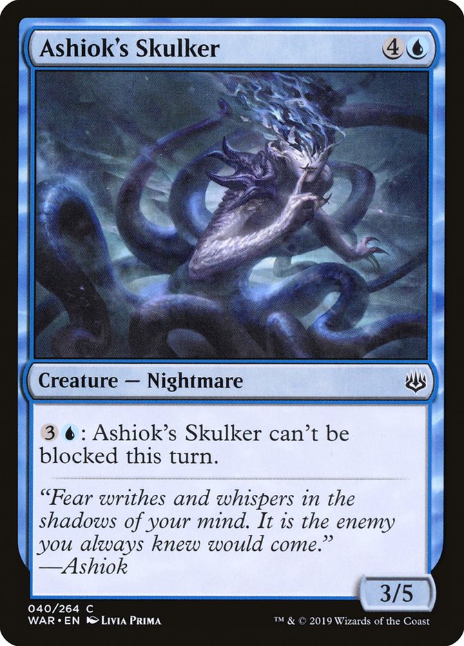 Ashiok's Skulker [War of the Spark] | Silver Goblin