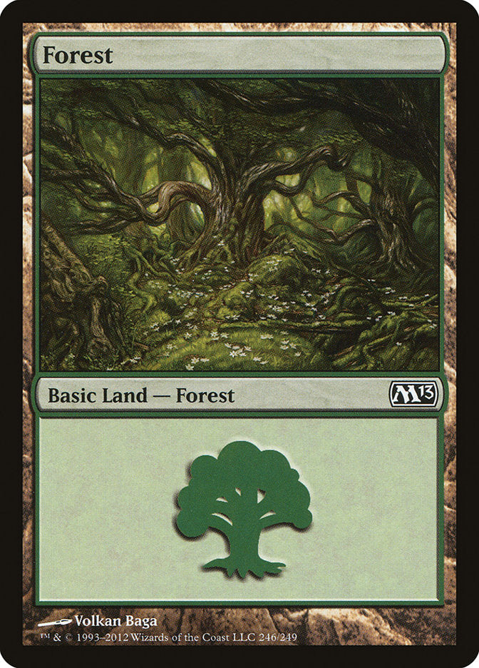 Forest (246) [Magic 2013] | Silver Goblin