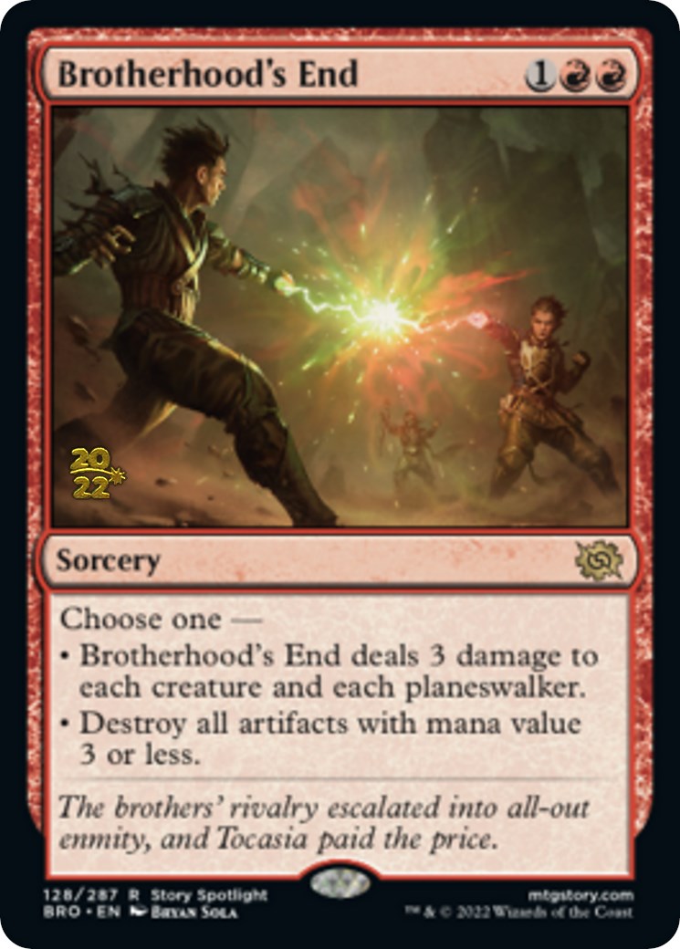 Brotherhood's End [The Brothers' War Prerelease Promos] | Silver Goblin