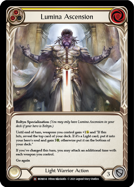 Lumina Ascension [U-MON034] (Monarch Unlimited)  Unlimited Normal | Silver Goblin