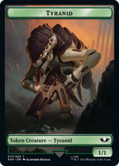 Tyranid (17) // Tyranid Gargoyle Double-Sided Token [Warhammer 40,000 Tokens] | Silver Goblin