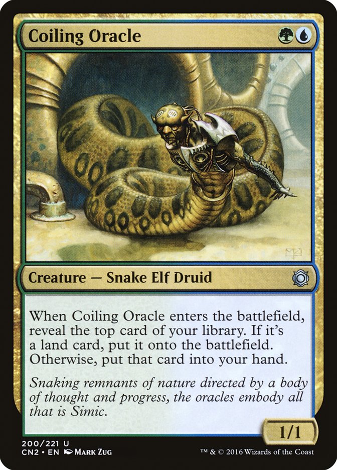 Coiling Oracle [Conspiracy: Take the Crown] | Silver Goblin
