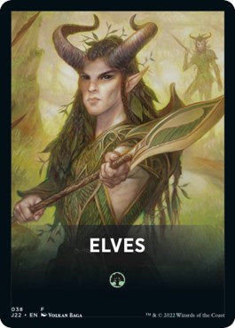 Elves Theme Card [Jumpstart 2022 Front Cards] | Silver Goblin