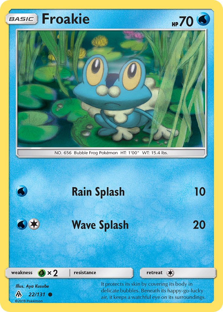 Froakie (22/131) [Sun & Moon: Forbidden Light] | Silver Goblin