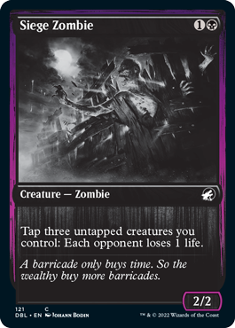 Siege Zombie [Innistrad: Double Feature] | Silver Goblin
