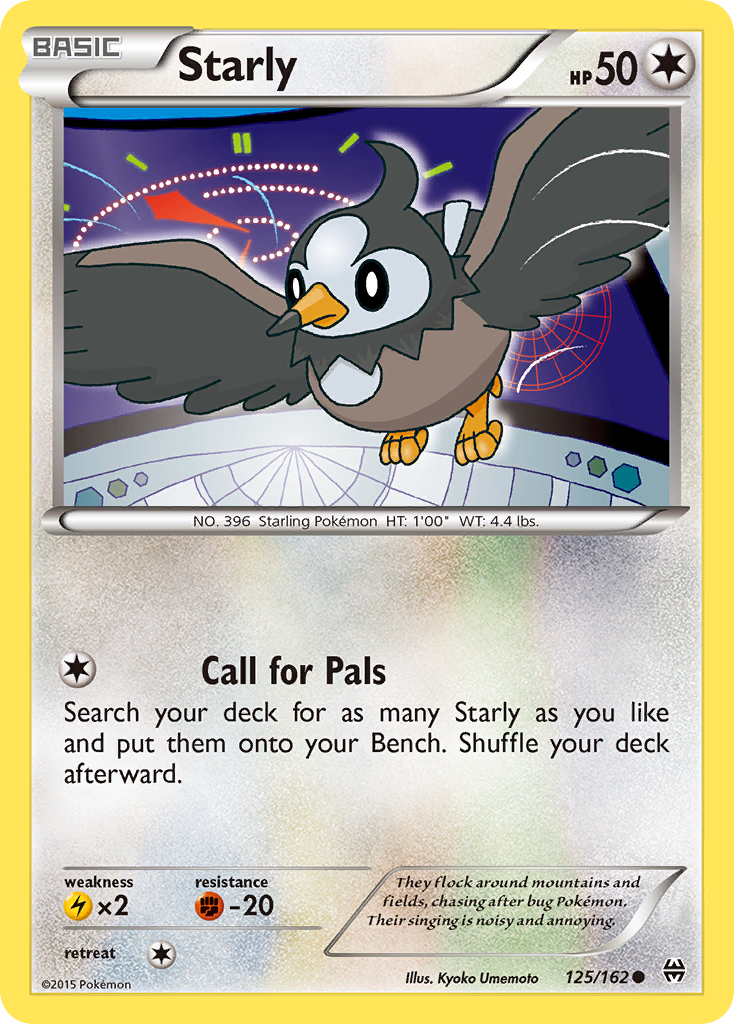Starly (125/162) [XY: BREAKthrough] | Silver Goblin