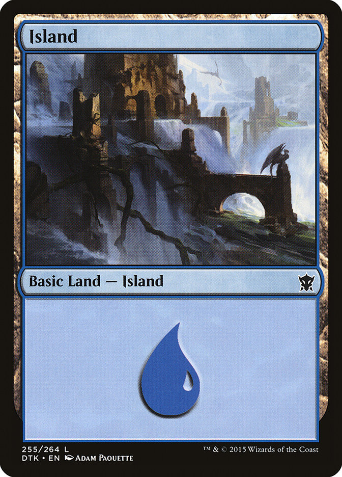 Island (255) [Dragons of Tarkir] | Silver Goblin