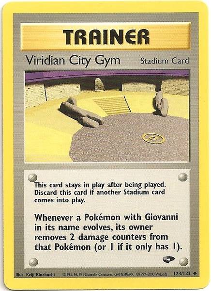 Viridian City Gym (123/132) [Gym Challenge Unlimited] | Silver Goblin