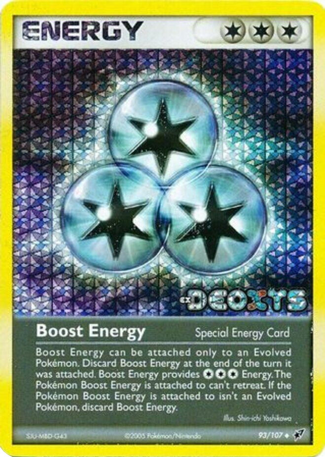 Boost Energy (93/107) (Stamped) [EX: Deoxys] | Silver Goblin