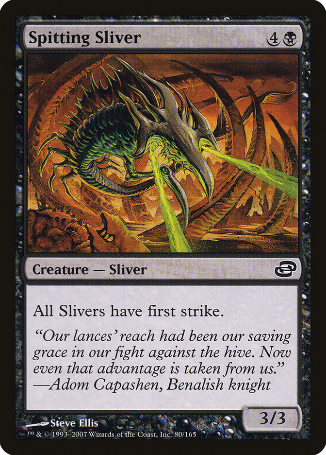 Spitting Sliver [Planar Chaos] | Silver Goblin