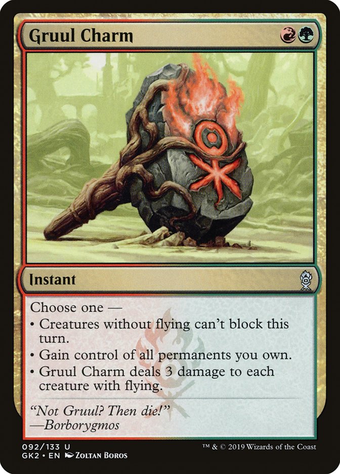 Gruul Charm [Ravnica Allegiance Guild Kit] | Silver Goblin