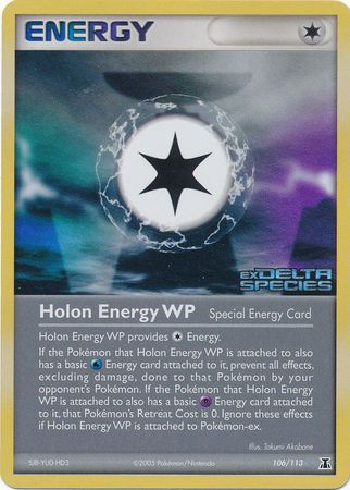 Holon Energy WP (106/113) (Stamped) [EX: Delta Species] | Silver Goblin