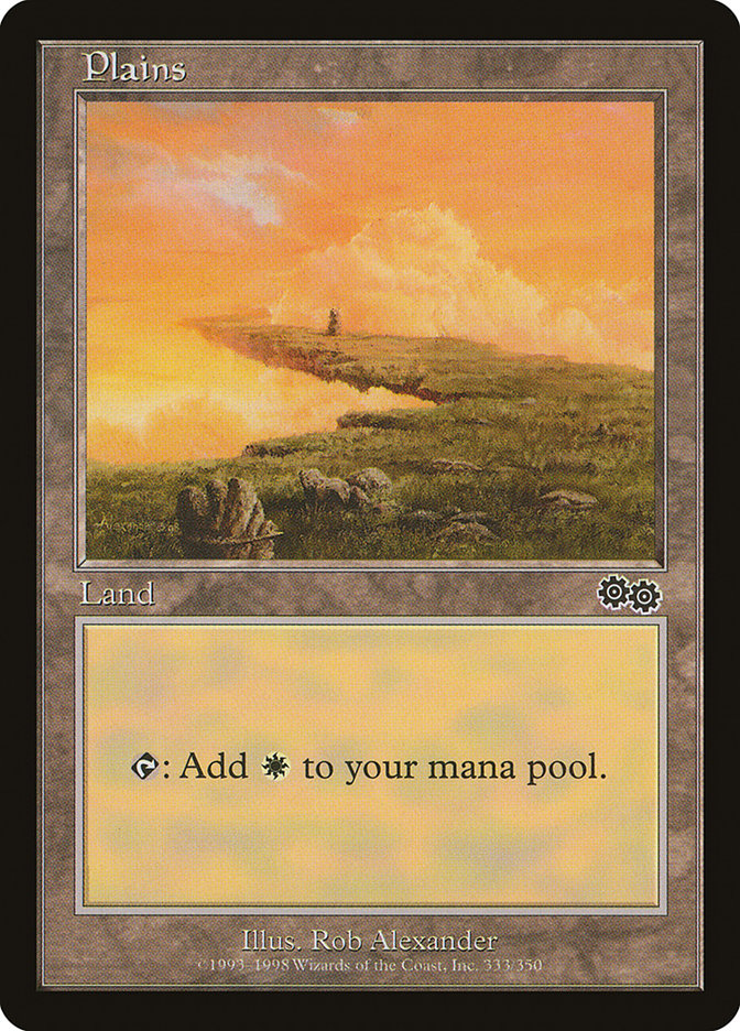 Plains (333) [Urza's Saga] | Silver Goblin