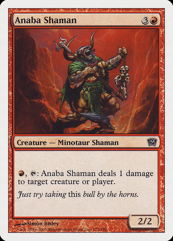 Anaba Shaman [Ninth Edition] | Silver Goblin